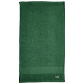 Lacoste Heritage 100% Supima Cotton Hand Towel, Croc Green, 16" x 30" – Highly Absorbent & Quick Drying, Premium Super Soft Bath Towel, Bathroom Essential, Gift for All Occasions, Machine Washable