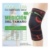 1 Par Rodilleras Elásticas Deportivas Premium Compresion Gym