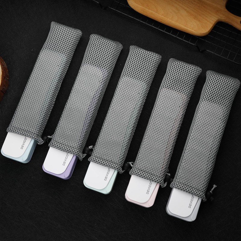 DEVICO Travel Utensils With Case, 18/8 Stainless Steel Camping Utensils,