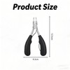 AYZDJ Professional Stainless Steel Ingrown Toenail Clippers - Curved Tip