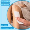 Aswalling 200 Pack Hair Removal Waxing Strips Non woven Wax