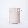 YONBEN Tall Purse Organizer Insert Womens Canvas Round Handbag Organizer