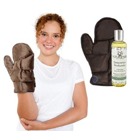 Paquete-Compresa de semillas para Mano (Guante) Y Aceite para masaje 125 ml