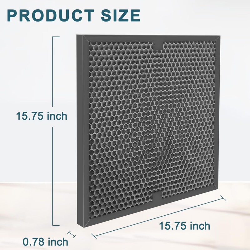3pcs Carbon Filter Replacement Compatible with Vevor Air Scrubber ZHP2301-550/