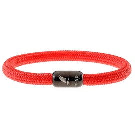 Wind Passion Stainless Steel Bracelet with Magnetic Clasp, Paracord, Maritime, Sail Cord for Men and Women -