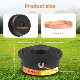 Forever Speed Strimmer Head for Sti-hl AutoCut 25-2,Trimmer Head Mowing and Trimming for STI-HL FS80 FS81 FS85 FS86 FS87 FS100 FS106 FS108 brush cutter, lawn mower accessories