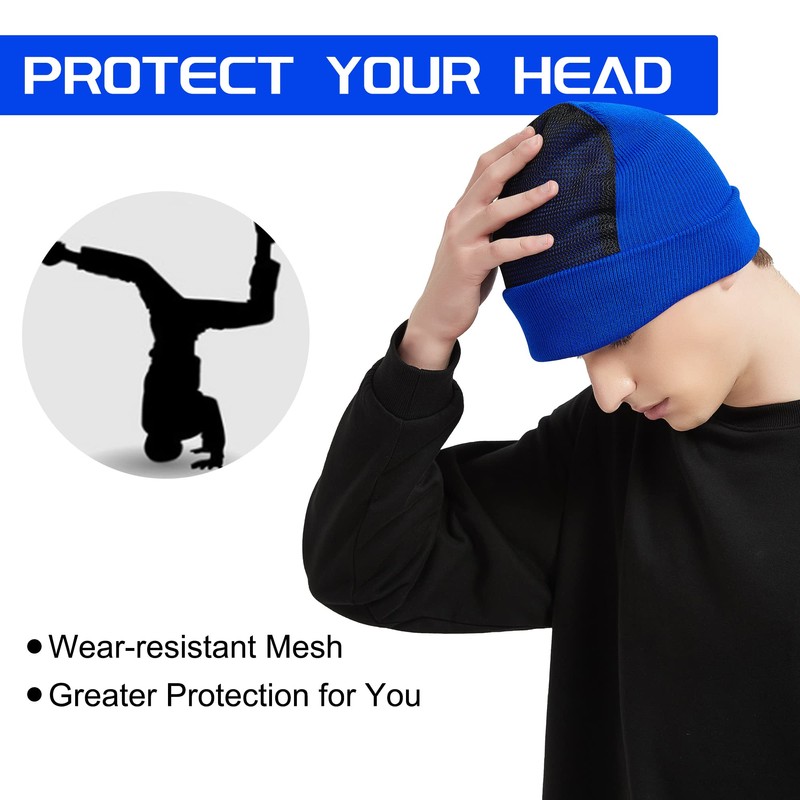 Jeremy Stone - Gorro de punto para bboy (algodón), color