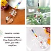 Libiline Crystal Rainbow Suncatcher with Chakra Beads, Clear Sweet Heart