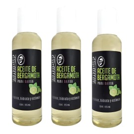 Aceite De Bergamota 125 Ml Crece Barba Y Bigote Kit 3