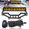 Chelhead Yellow Can Am X3 Light Bar Shock Tower Mount