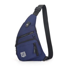 Peicees Small Sling Bag For Men Women Crossbody Man Purse Anti Theft Chest Bag For Travel Lightweight Shoulder Bag