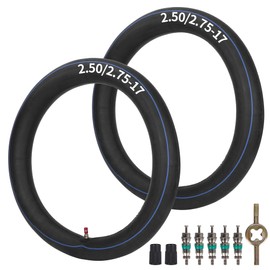 JIAYAN 2.50/2.75-17 Inner Tube with TR4 Noise Valve Stem for C70 CL70 CR80 CR80R CRF80F CRF100F CRF125F 150R CT90 110 XR100R SM450R SM510R Off Road Dirt Pit Bike Motocross motormotor