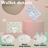 MultiValue Small Ladies Wallet, Creative Cat Snap Cute Wallets for