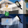 Duewot Solar Lights Outdoor, 6 Pack 1000 Lumens Motion Sensor
