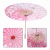 Women Handmade Umbrella Windproof Chinese Classical Dance Umbrella(Pink)