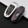 Kespevn for Hyundai Key Fob Cover 7 Button with Leather