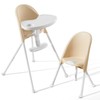 Mallify Foldable High Chair, Space-Saving Portable Baby High Chair with