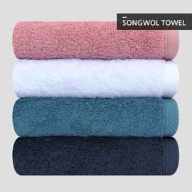 Songwol Towel Songwol Hotel Towel 40 count 180g Hestige 10 sheets, 02 dark pink / 송월타올 송월 호텔수건 40수 180g 헤스티지 10장, 02진분홍