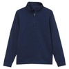 Lands' End Boys Half Zip Pullover Small Deep Sea Navy