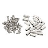 PATIKIL 20pcs 12x4.5x5.5mm Wire Rope Clips Steel Cable Clamp 3mm