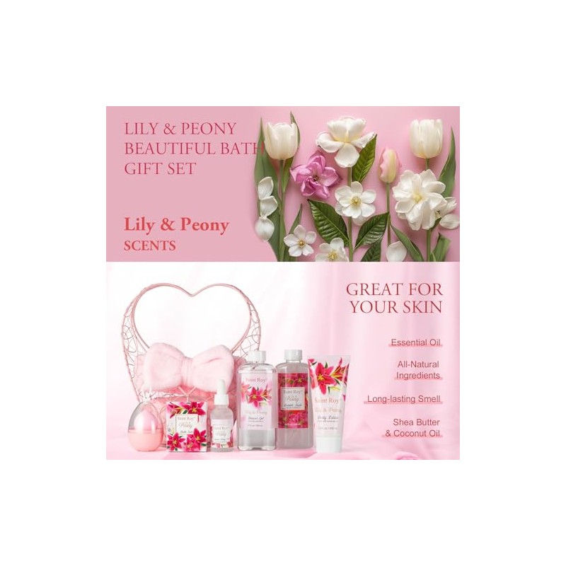 Saint Roy Canasta De Regalo Para Mujer, Juego De Spa