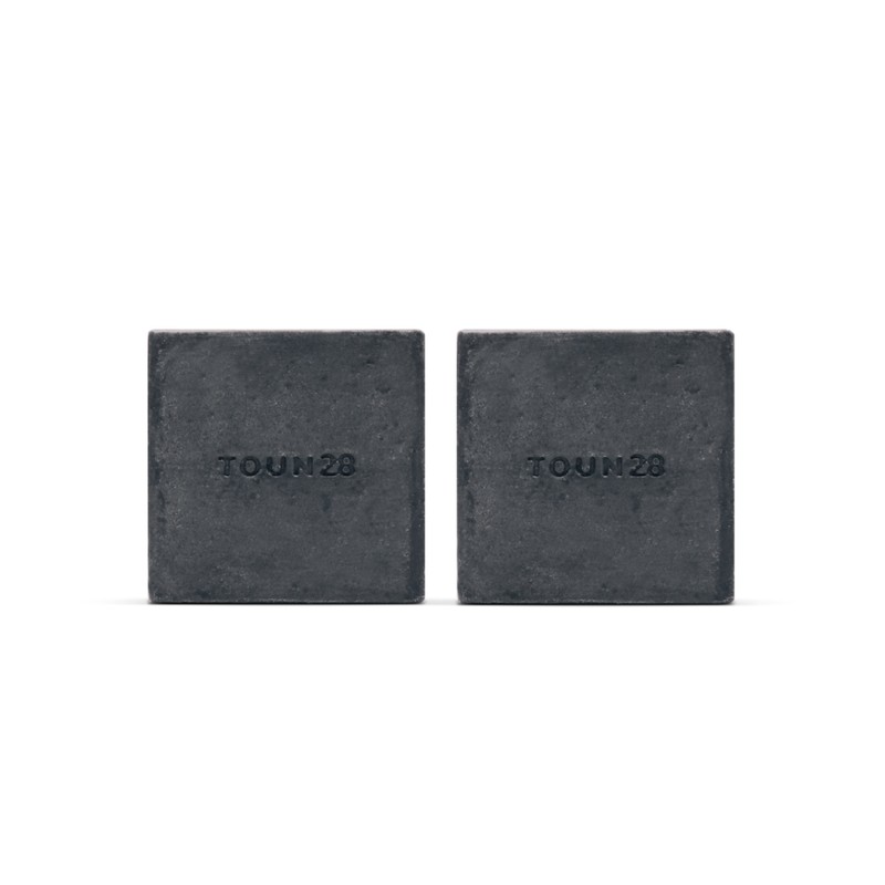 Tone28 Hair Wash Shampoo Bar Vegan Black Bean Charcoal /