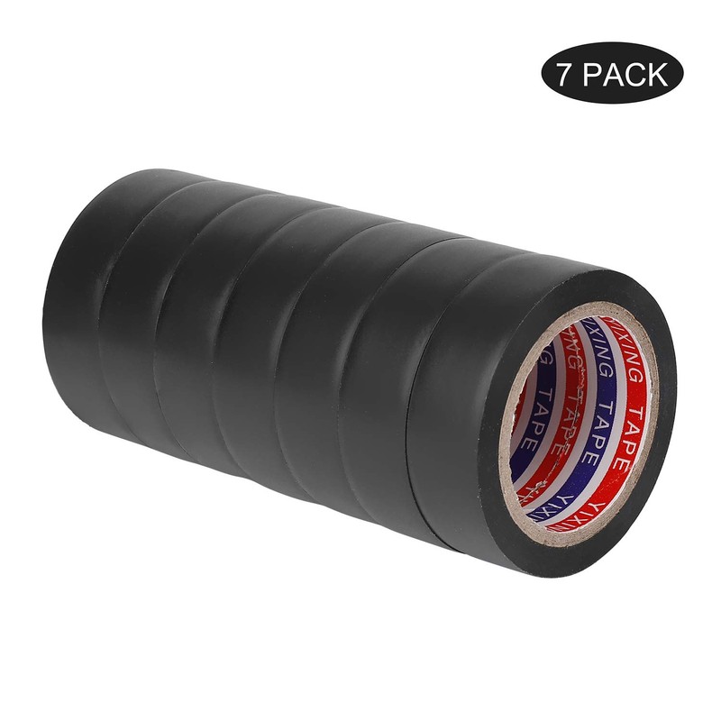 MaoXinTek Electrical Insulation Tape 18mm x 10m Black PVC Tape
