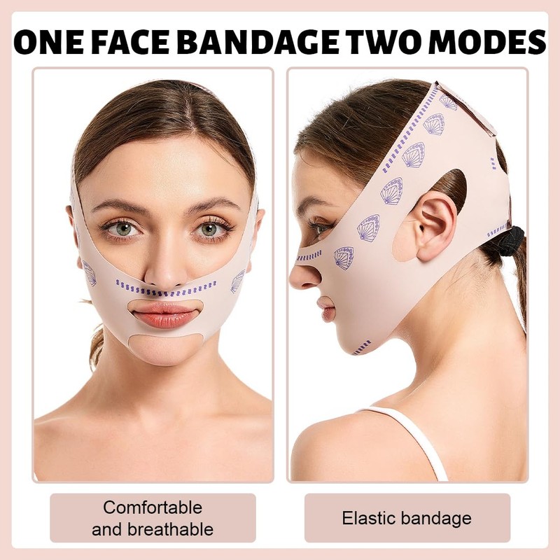 MKVZIYE V Face Masks, Reusable V-Line Mask, for Double Chin