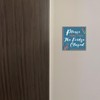 Square Plus Please Make Sure The Fridge Is Closed Wall