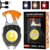 COB Keychain Work Light Keychain Flashlights 7 Light Modes 1600Lumen,portable