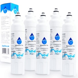 5-Pack Replacement for LG LSXS22423S Refrigerator Water Filter - Compatible with LG LT800P, ADQ73613401 Fridge Water Filter Cartridge