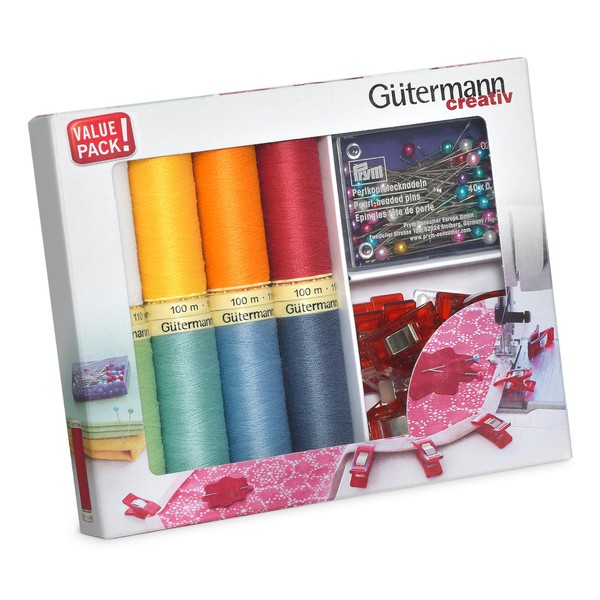 Gütermann Creativ Sewing Thread Set with 8 Spools All-purpose Sewing