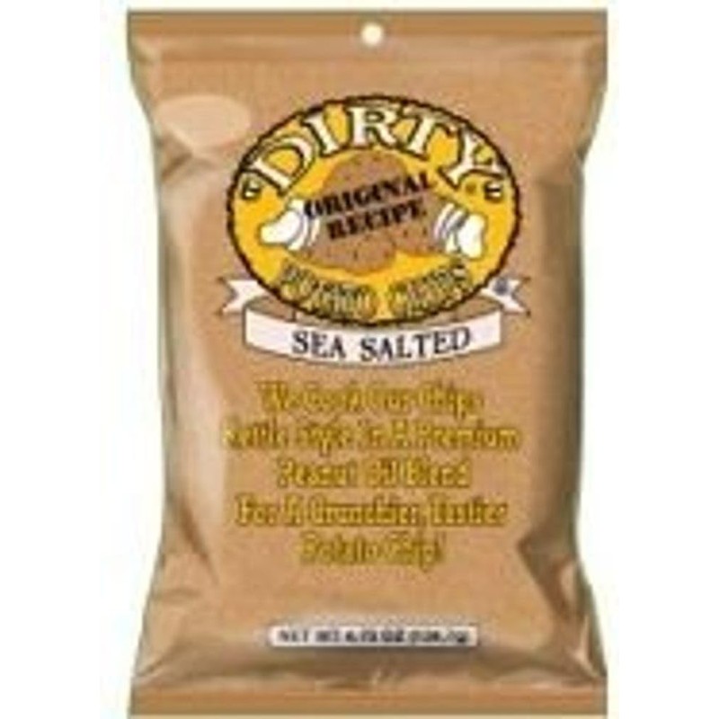 Dirty Kettle Chips Bag, Sea Salted, 4.75 oz., 12 Count