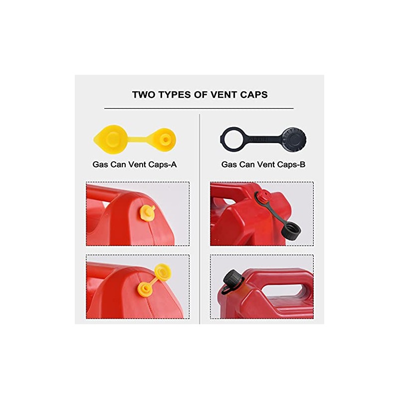 Gas Can Spout Replacement Kit - Nozzle & Accessories