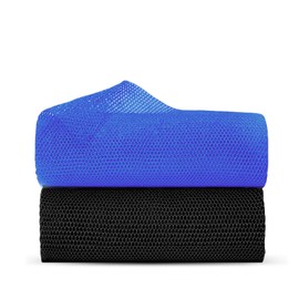 flintronic 2PCS African Net Sponge, 65 * 20CM Exfoliating Net, for Bathing & Deep Body Exfoliating, Stretchable Bath Sponge for Back Scrubber, Foot, Joint