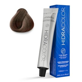 HIDRACOLOR - Tinte Permanente en Crema para Cabello Color 6.13 Rubio Oscuro Cenizo Cobrizo 90 ml, Cubre Canas, con Miel y Aloe Vera, Gran Duración y Humectación, Coloración Cabello, Sedosidad y Brillo