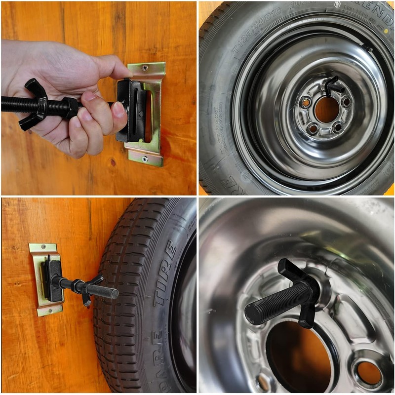 E Track Spare Tire Holder Mount for X-Track Tie Down