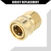 Hihaha Pressure Washer Coupler/Outer Washer Gun Adapter Universal for Car/Durable