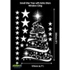 Star Tree with Stars Window Cling Stickers - Seasonal Christmas