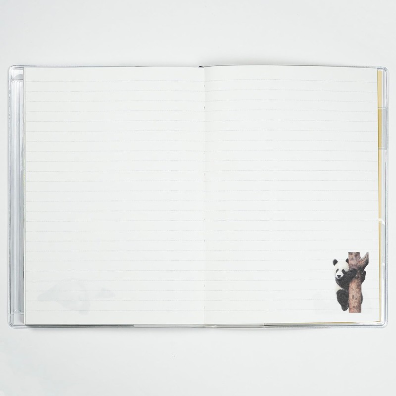 Greeting Life Panda Notebook 2026 B6 Weekly Soft Cover Climbing