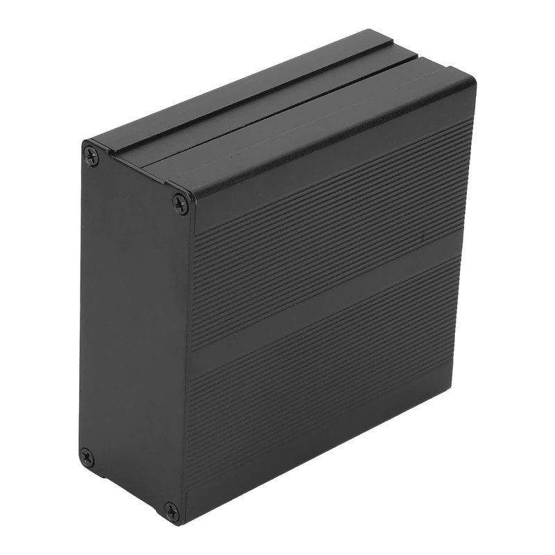 Matte Black Aluminum Instrument Case 40x97x100mm for Printed Circuit Board