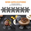 15pcs Felt Pan Protectors for Stacking, 3 Sizes Anti-Slip Heat