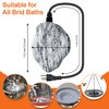 Saillong Bird Bath Deicer Heated Rock, 80W Submersible Utility Decorative