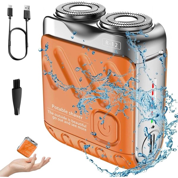 Branded R-12 Luggage Electric Shaver, Beard Shaver Mini and Portable