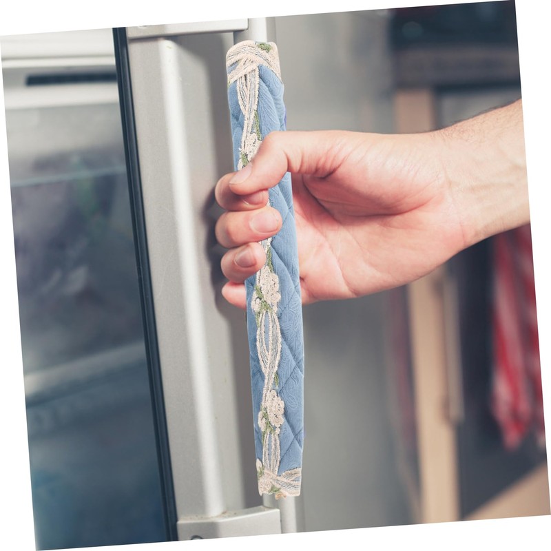 Mipcase 4pcs Refrigerator Handle Covers Non- and Oil-Resistant Protector for