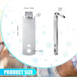 Fence Wire Twister for T Post Clips Fence Wire Tensioning Tool Twister for Fence Wire Twister Steel Wire Galvanized Twisted Wire Fence Tools for Fencing Wire(3 Pack)