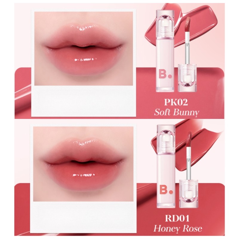 BANILA CO Glow Veil Tint 3.8g*2ea, Color1#$%Color2:PK01 Nudy Near-BE01 Lavish