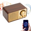 Retro Wood Bluetooth Speaker Clear Sound Quality Mini Portable Wireless