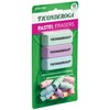 Ticonderoga Assorted Erasers, Pastel Colors, 15 Count
