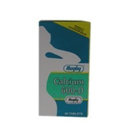 Calcium 600 Mg Supplements With Vitamin D By Rugby - 60 Tablets/pack, 2 pack by RUGBY LABORATORIES